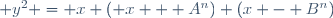  y^2 = x ( x + A^n) (x - B^n)