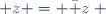 \{ z \in \mathbb C \;|\; z = \bar z \}
