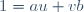 1=au+vb