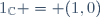 1_{\mathbb{C}} = (1,0)