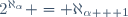 2^{\aleph_\alpha} = \aleph_{\alpha + 1}