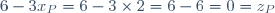 6-3x_P=6-3\times2=6-6=0=z_P