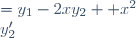 \begin{cases} y'_1&=y_1-2xy_2 +x^2\\
y'_2&=xy_1-2y_2 \end{cases}