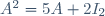 A^2=5A+2I_2