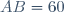 AB=60