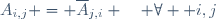 A_{i,j} = \overline{A}_{j,i} \quad \forall \  i,j