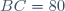 BC=80
