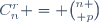 C_n^r = {n \choose p}