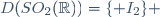 D(SO_2(\mathbb{R}))=\lbrace I_2\rbrace 