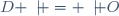 D \not = \not O