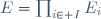 E=\prod_{i\in I}E_i
