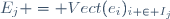 E_j = Vect(e_i)_{i \in I_j}