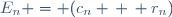E_n = (c_n \, \, r_n)