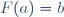 F(a)=b\,