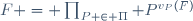 F = \prod_{P \in \Pi} P^{v_P(F)}