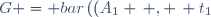 G = bar\left(\left(A_1 \, , \, t_1\right) \, , \, \cdots \, , \, \left(A_m \, , \, t_m\right)\right)