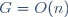 G=O(n)\,