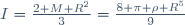 
I=\frac{2 M R^2}{3}=\frac{8 \pi \rho R^5}{9}

