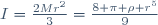 
I=\frac{2Mr^2}{3}=\frac{8 \pi \rho r^5}9
