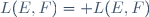 L(E,F)=\mathcal L(E,F)