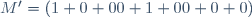 M'=\left({1 0 0\\0 1 0\\0 0 0}\right)