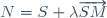 N=S+\lambda\overrightarrow{SM}