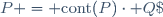 P = \text{cont}(P)\cdot Q\;