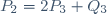 P_2=2P_3+Q_3