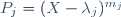 P_j=(X-\lambda_j)^{m_j}