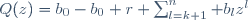 Q(z)=b_0-b_0 r+\sum_{l=k+1}^n b_lz^l