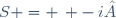 S = \left\{ -i ; i ; - \sqrt{\frac{3}{7}} ; \sqrt{\frac{3}{7}} \right\}\,\!