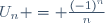 U_n = \frac{(-1)^n}{n}