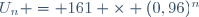 U_n = 161 \times (0,96)^n