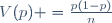 V(p) =\frac{p(1-p)}{n}