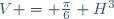 V = \frac{\pi}{6} H^3