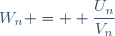 W_n = \displaystyle \frac{U_n}{V_n}