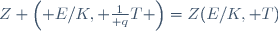 Z \left( E/K, {1\over q}T \right)=Z(E/K, T)