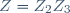 Z=Z_{2}Z_{3}