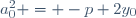 a_0^2 = -p+2y_0