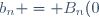 b_n = B_n(0).