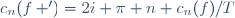 c_n(f\, ')=2i \pi n c_n(f)/T