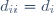 d_{ii}=d_i