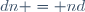 dn = nd