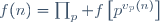 f(n)=\prod_p f\left[p^{v_p(n)}\right]