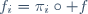f_i=\pi_i\circ f