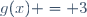 g(x) = 3