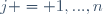 j = 1,...,n