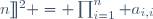 \det\left((a_{i,j})_{(i,j)\in[\![1;n]\!]^2}\right) = \prod_{i=1}^n a_{i,i}