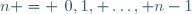 n = \left\{0,1, \dots, n-1\right\}
