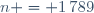n = 1\,789